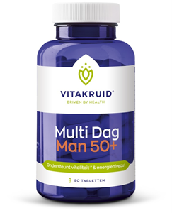 Vitakruid Multi Dag Man 50+ Tabletten