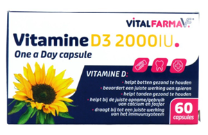 Vitalfarma Vitamine D3 2000IU Capsules