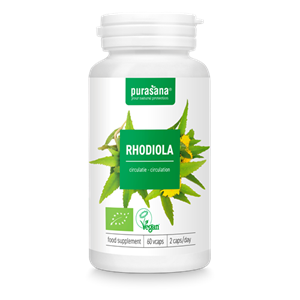 Purasana Rhodiola rozenwortel 60 vegicapsules