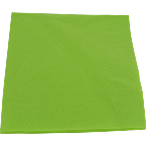 Klika Servet | papier | 2-laags | 33x33cm | limoengroen | 100 stuks