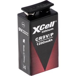 Xcell CR9V/P 9V batterij (blok) Lithium 1200 mAh 9 V 1 stuk(s)
