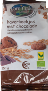 Corn Crake Haverkoekjes choco 150gr