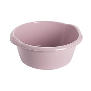 Hega Hogar Kunststof teiltje/afwasbak rond 6 liter zacht roze -