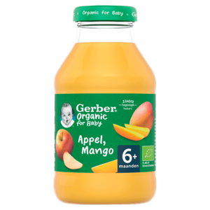 Gerber Organic Sap Appel Mango 6+