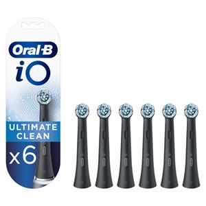 16x Oral-B Opzetborstels iO Ultimate Clean Zwart 6 stuks