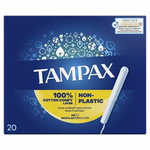 Tampax Tampons Regular met Kartonnen Inbrenghuls 20 stuks