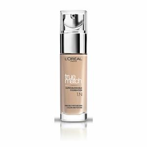 L'Oréal 3x  True Match Foundation 1N Ivory 30 ml