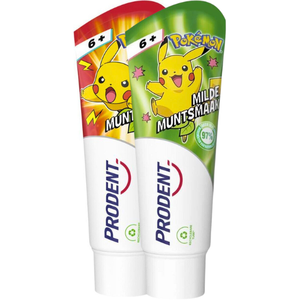 Prodent Pokemon 6+ milde muntsmaak tandpasta - 2x 75 ml