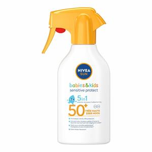 3x Nivea Sun Zonnespray Babies&Kids Sensitive Protect SPF 50+ 270 ml