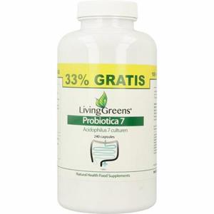 Livinggreens Probiotica 7 voordeel verpakking 240ca