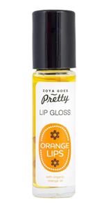 Zoya Goes Pretty Lip Gloss Orange Lips, 10 ml