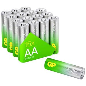 GP Batteries GPPCA15AS603 AA batterij (penlite) Alkaline 1.5 V 16 stuk(s)