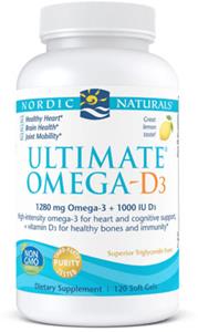 Nordic Naturals Ultimate Omega-D3 120 softgels