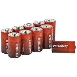 VOLTCRAFT Industrial LR14 C batterij (baby) Alkaline 1.5 V 8000 mAh 10 stuk(s)