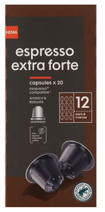 HEMA Koffiecups Extra Forte - 20 Stuks