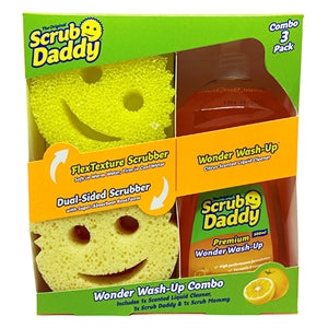 Scrub Daddy NIEUW  | Wonder Wash-Up Combo | premium afwasmiddel met  en Scrub Mommy