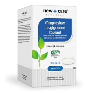 New Care Magnesium bisglycinaat tauraat 120 tabletten