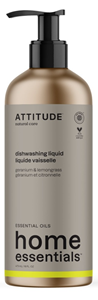 Attitude Dishwashing Liquid Geranium & Lemongrass
