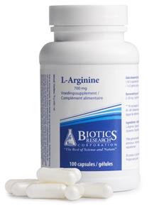 Biotics L-Arginine 700mg Capsules