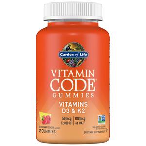 Garden of life Vitamin Code D3 en K2 gummies