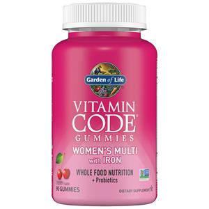 Garden of life Vitamin Code Multivitamines met IJzer voor Vrouwen gummies