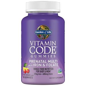 Garden of life Vitamin Code Prenataal met IJzer en Foliumzuur gummies