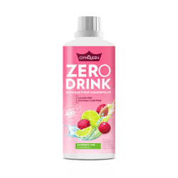GYMQUEEN Zero Drink 1000 ml Raspberry-Lime, framboos  vloeistof Vitaminen Multivitamine Multimineraal