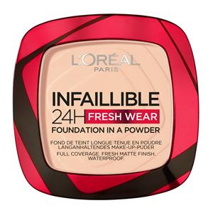 L'Oréal 3x  Infaillible 24H Fresh Wear Foundation Poeder 180 Rose Sand 8 gr