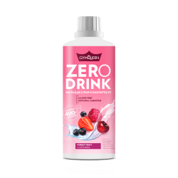 GYMQUEEN Zero Drink 1000ml Forest Fruit, bes , vruchten, Overige  vloeistof Vitaminen Multivitamine Multimineraal