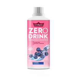 GYMQUEEN Zero Drink 1000ml Blueberry, bosbes  vloeistof Vitaminen Multivitamine Multimineraal