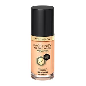 Max Factor 2x  Facefinity All Day Flawless Foundation W44 Warm Ivory 34 ml