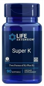 Life Extension Super K met geadvanceerd vitamine K2 Complex (90 Softgels) - 