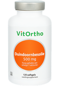 VitOrtho Duindoornbesolie 500mg Softgels