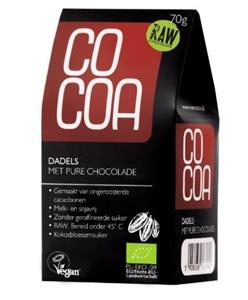 CoCoa Dadels met pure chocolade raw 70 Gram