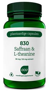 AOV 830 saffraan & l-theanine 30 capsules