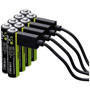 Verico LoopEnergy USB-C Oplaadbare AAA batterij (potlood) Li-ion 600 mAh 1.5 V 8 stuk(s)