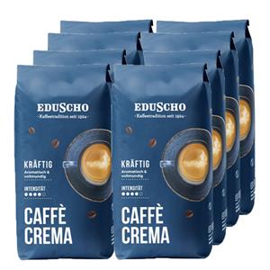 Eduscho  Caffè Crema Kräftig Bonen - 8x 1kg
