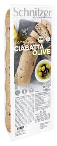 Schnitzer Chiabatta olives bio 180 G