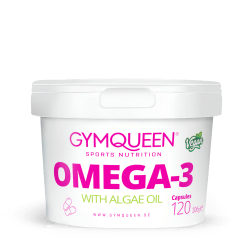 GYMQUEEN Omega-3 vegan (120 Kapseln)  capsules vetzuur Omega 3