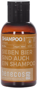 Benecos Bio unisex shampoo beer 50ML