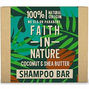 Faith In Nature Coconut & shea butter shampoo bar 85 G