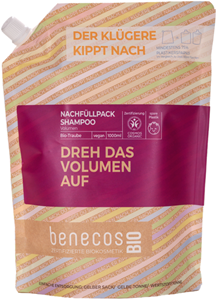 Benecos Grape volume shampoo navulverpakking 1000 ML