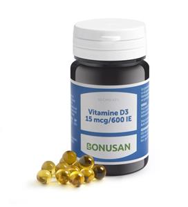 Bonusan Vitamine d3 15mcg / 600 ie 90 Softgels