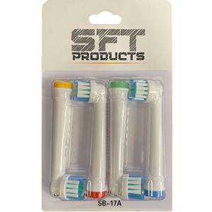 SFT-products SFT Products Opzetborstels Geschikt voor Oral-B Precision Clean 4 stuks