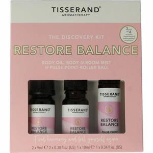 Tisserand Restore balance discovery kit 1set