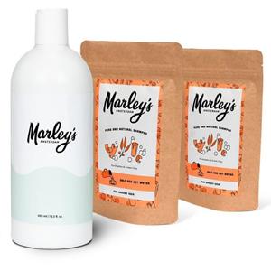Marley's ams Pakket 2x eucalyptus & groene klei shampoo 1 Set