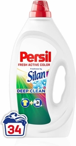 Persil Vloeibaar Wasmiddel Gel Fresh Active Color Freshness by Silan - 34 Wasbeurten