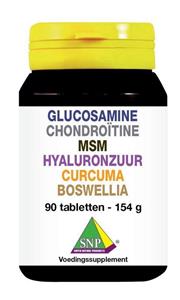 SNP Glucosamine chondro msm hyaluron curcum boswellia 90 Tabletten
