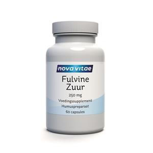 Nova Vitae Fulvinezuur 250 mg 60 Vegetarische Capsules