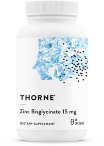 Thorne Zinc Bisglycinate 15mg 60 capsules